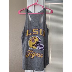 LSU racerback tank top